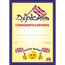 DYPLOMY "J.ANGIELSKI" - 25 SZTUK