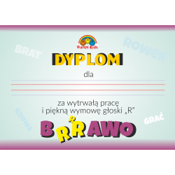 Dyplom Logopedyczny „Głoska R”