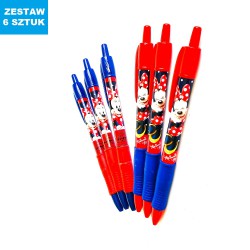 DŁUGOPISY "MINNIE"-6 szt.