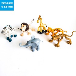 ZWIERZĄTKA "ZOO"- 6 szt.
