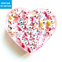 PIERŚCIONKI "JEDNOROŻEC 2"-36 sztuk