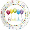 TALERZYKI PAPIEROWE "HAPPY BIRTHDAY"