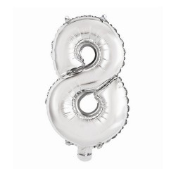 BALON FOLIOWY "CYFRA 8" - 35cm