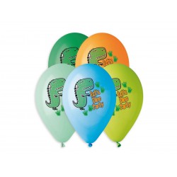 BALONY "DINO" - 33 cm-5 szt