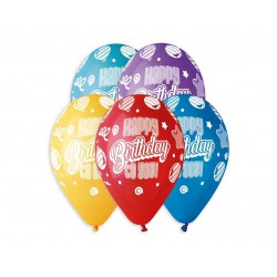 BALONY  "HAPPY BIRTHDAY TO YOU" - 30 cm-5 szt