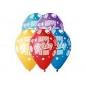 BALONY  "HAPPY BIRTHDAY TO YOU" - 30 cm-5 szt