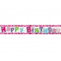 BANER 'HAPPY BIRTHDAY" (RÓŻOWY)