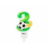 ŚWIECZKA PIŁKA -  CYFRA "3"