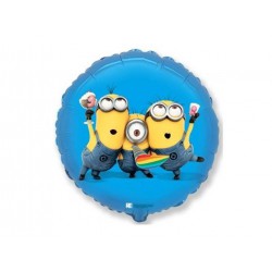 BALON FOLIOWY MINIONKI PARTY - 45 CM - 1 SZT.