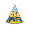 CZAPECZKI PAPIEROWE MINIONKI - 6 SZT.