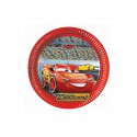 TALERZYKI URODZINOWE "CARS" - 23 CM - 8 SZT.