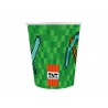 KUBECZKI URODZINOWE "MINECCRAFT" - 250 ML - 6 SZT.