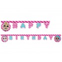 BANER HAPPY BIRTHDAY "LOL" - 210 CM - 1 SZT.