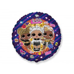 BALON FOLIOWY URODZINOWY "LOL SURPRISE-2"- 46 CM