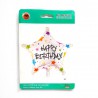 BALON FOLIOWY "GWIAZDA-HAPPY BIRTHDAY"