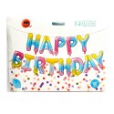 BALONY FOLIOWE "HAPPY BIRTHDAY-2"-TĘCZA
