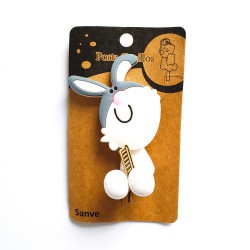 TRZYMAK DO SZCZOTECZKI "KRÓLICZEK"