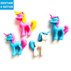 GUMKI SZKOLNE "JEDNOROŻEC 4" - 4 szt.
