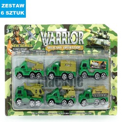 POJAZDY "ARMY" - 6 szt.