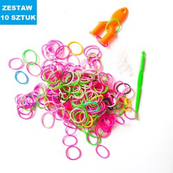 BRANSOLETKI "LOOM BANDS-2"- 10 szt.