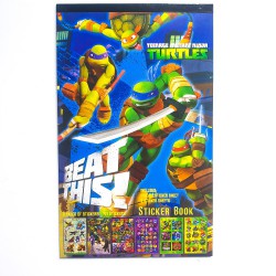 KSIĄŻECZKA Z NAKLEJKAMI "TURTLES NINJA"