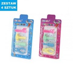 GUMKI SZKOLNE "NARZĘDZIA - 2" - 4 szt.