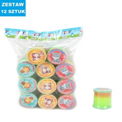 SPRĘŻYNY "ZWIERZĄTKA" - 12 szt.