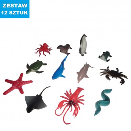 MINI "ZWIERZĄTKA MORSKIE" - 12 szt.