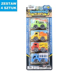 POJAZDY "BUDOWLANE-COLOR-2" - 4 szt.
