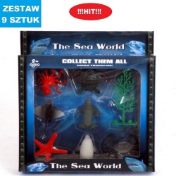 ZWIERZĄTKA "THE SEA WORLD" - 9 szt