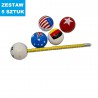 TEMPERÓWKI "FLAGI" -5 szt