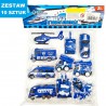 POJAZDY "POLICE-SWAT" - 10 szt.