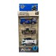 AUTA METALOWE "CITIES POLICE-PREMIUM" - 3 szt.