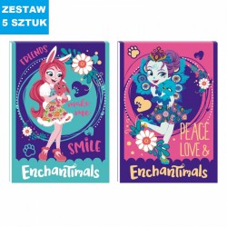 NOTESIK "ENCHANTIMALS"- 5 szt.