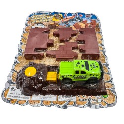 AUTKO Z WYRZUTNIĄ "ROZWALAJĄCE PRZESZKODĘ"