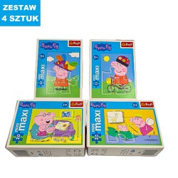MAXI PUZZLE  "PEPPA PIG"- 4 szt.