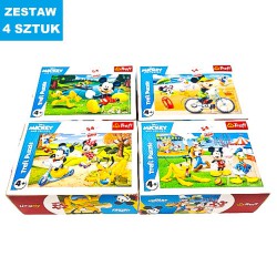 MINI PUZZLE  "MICKEY"- 4 szt.