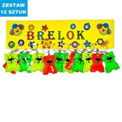 BRELOKI ODBLASKOWE "PIESKI - 1"-12 szt.
