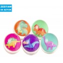 PIŁKI KAUCZUKOWE "DINO"- 50 szt.