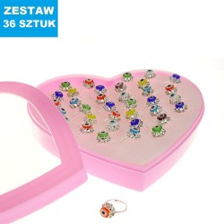 PIERŚCIONKI "PREMIUM-23"-36 sztuk