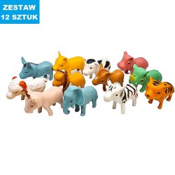 ZWIERZĘTA "NATURAL WORLD" - 12 szt.