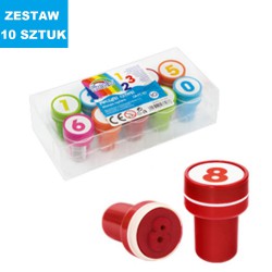 PIECZĄTKI "CYFRY - 2" - 10 szt.