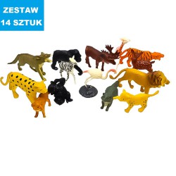 ZWIERZĄTKA  DZIKIE "SERIA  - 1" - 14 szt.