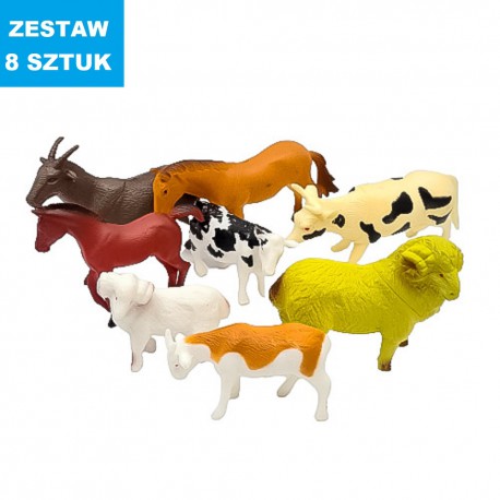 ZWIERZĘTKA  DOMOWE "SERIA - 2"- 8 szt.