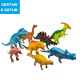 DINOZAURY "Seria -19" - 8 szt.