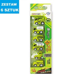 POJAZDY Z NAPĘDEM "HAPPY FARM" - 6 szt.