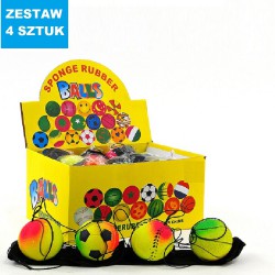 CIĘŻKIE PIŁKI NA GUMCE "SERIA 2"- 4 szt.