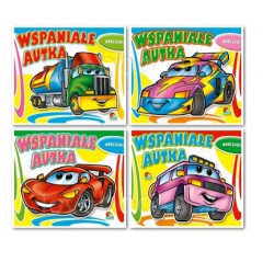 KOLOROWANKA  "WSPANIAŁE AUTKA"