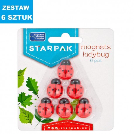 MAGNESY "BIEDRONKA"- 6 szt.