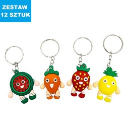 BRELOKI "OWOCE -1"  - 12 szt.